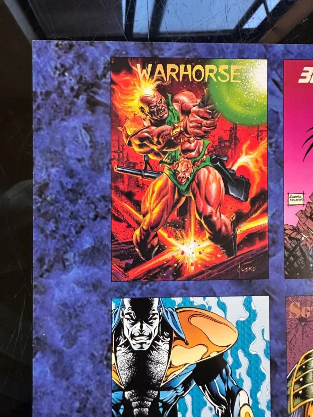 Vintage 1993 Dynamic Entertainment Creators Universe Uncut Promo Card Sheet Feat - Picture 3 of 11
